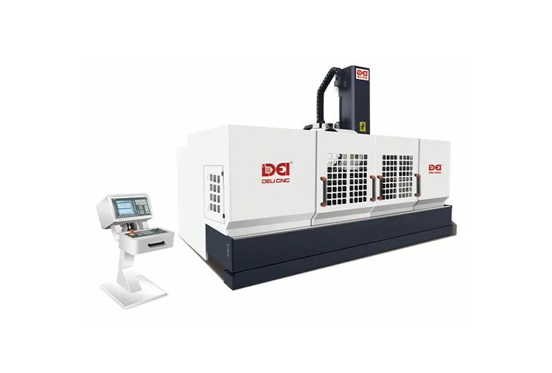 SCD Series Double Column CNC Vertical Machining Center - High rigidity heavy cutting structure, suitable for aerospace large workpiece processing