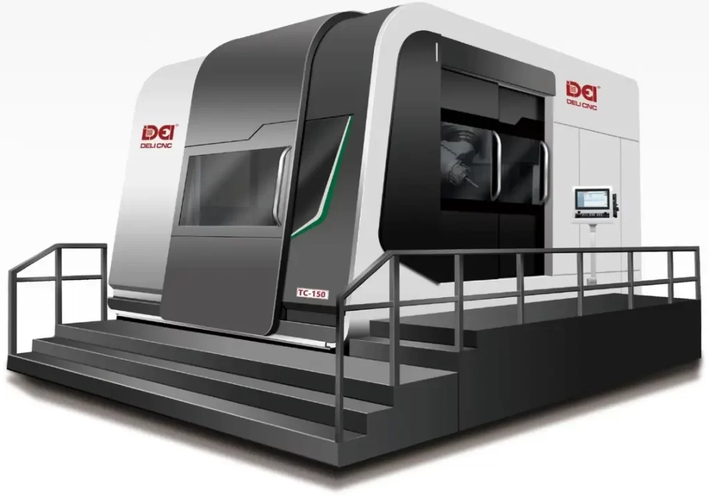 High - precision 5 - axis CNC machining center TC - 150, showcasing advanced industrial design for complex machining tasks