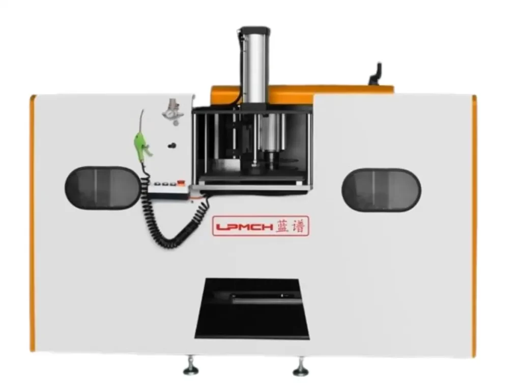 A full-view image of a DELI CNC milling machine, showcasing its robust industrial design, cast-iron bed, and precision-engineered structure. Highlights the machine’s stability and high-strength materials for micron-level machining.